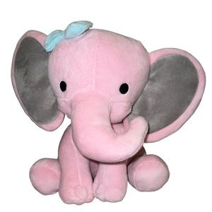 Bedtime Originals Twinkle Toes Pink Elephant Plush